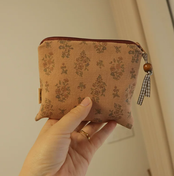 Linen Cotton Coin Purse
