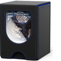Leather TCG Card Storage Box – 100+ Card Capacity Organizer with Dividers for Trading Card Games