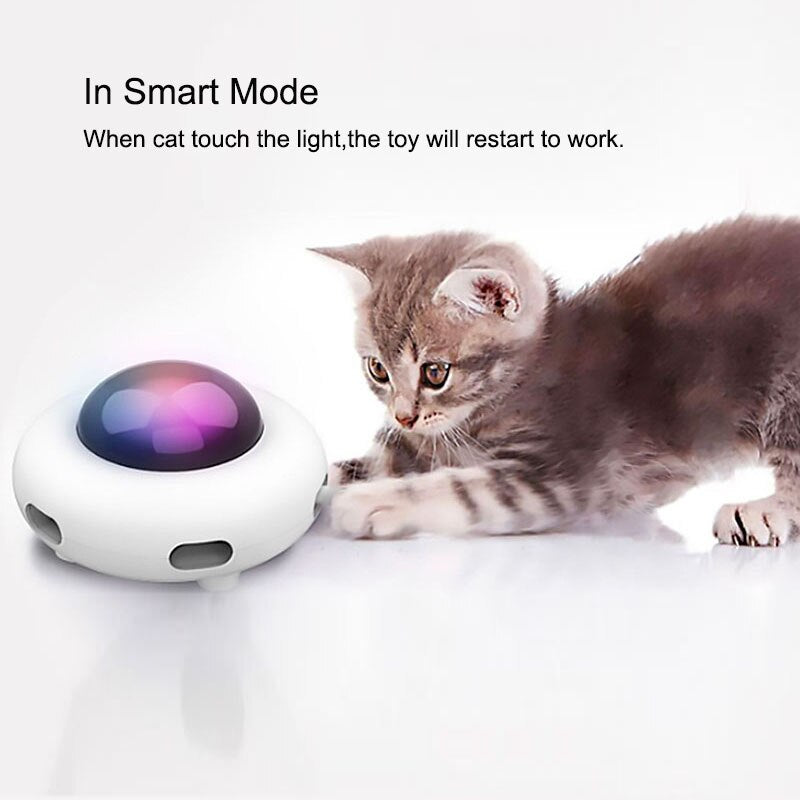 Automatic Feather Teaser Cat Toys Random Interactive Electric Crazy Toys